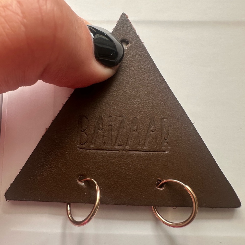 Rose Gold Hoop Earrings